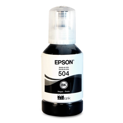 [EPS-PRT-INK-T504120-BK-121] Epson T504-AL Ink Bottle - Black
