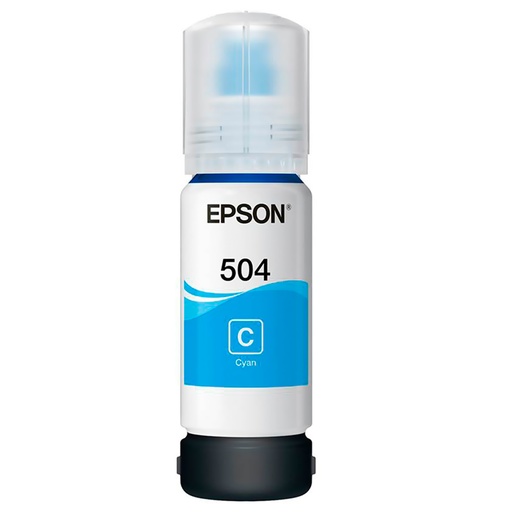 [EPS-PRT-INK-T504220-CY-121] Epson T504-AL Ink Bottle - CYAN