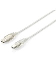 Genérico Cable USB para impresora - 1.5m / Transparente