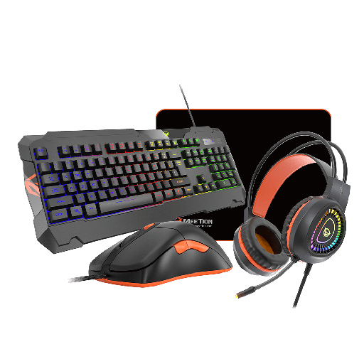 [MET-GAM-ACC-MTC505-BK-121] Meetion MT-C505 Gaming Combo / Español