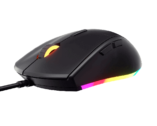 [COU-GAM-KYM-MINOSXT-BK-221] Cougar Minos XT Mouse Gaming para Entusiastas - Tecnología UIX / 4000DPI / USB / RGB / Negro