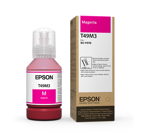 [EPS-PRT-INK-T49M320-MG-423] Epson T49M320 - Botella de Tinta para Impresora de Sublimación / Magenta