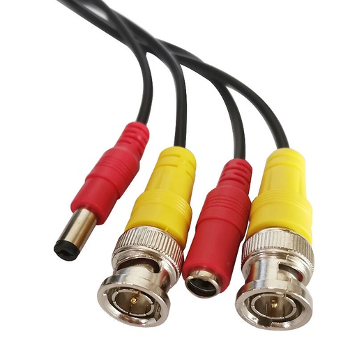[GEN-MSC-CBL-SIAM50-BK-221] Generic CCTV Twin Cable 50m - BNC + DC Plug