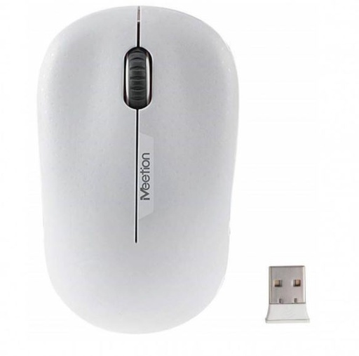 [MET-KYM-ACC-R545-WH-321] Meetion R545 Mouse Inalambrico - 2.4GHz / 10m / Blanco