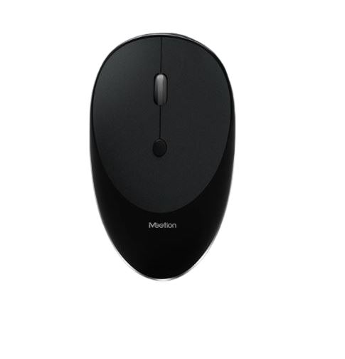 [MET-KYM-ACC-R600B-BK-321] Meetion R600-S Slim Rechargable Wireless Mouse - 2.4GHz / 10m / Adjustable DPI / Black