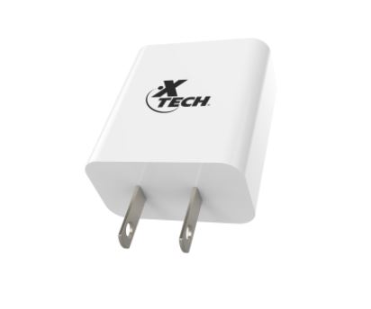 [XTE-PSU-CHR-XTC202-WH-321] Xtech XTC-202 2-USB Cargador de Pared - 110-220VAC / 3.1A / Blanco