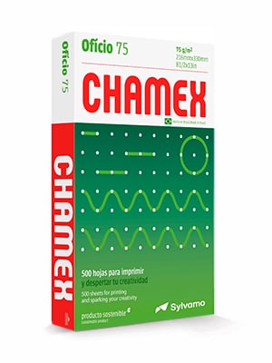 [CHA-MSC-PAP-20LETTER-WH-321] Chamex - 500 Hojas Papel Bond / Carta / Office