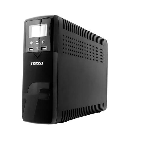 [FOR-UPS-STD-XG1501-BK-320] Forza XG-1501LCD UPS Interactivo - 1500VA / 900W / 10 Salidas NEMA / Negro