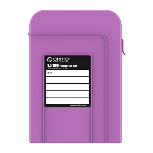 [ORI-STO-ACC-PHI35V1PU-PR-421] ORICO PHI35-V1-PU - 3.5&quot; HDD Protection Box /  Purple