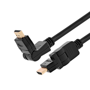 [XTE-MSC-CBL-XTC606-BK-320] Xtech XTC-606 HDMI a HDMI Cable Cabeza Giratorio / M - M / 1.8M / Negro