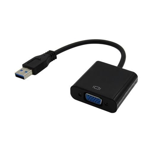 [GEN-MSC-ADP-UTV01-BK-122] Kingmox UTV-01 USB3.0 to VGA Adapter - Black