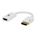 XTech XTC-358 - DisplayPort Male to HDMI Female Adapter / M-F / White