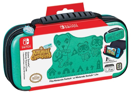 [NIN-GAM-ACC-NNS36AC-GR-122] Nintendo Switch Animal Crossing Estuche Viajero de lujo para Switch - Verde
