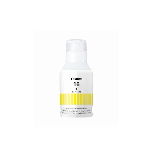 [CAN-PRT-INK-GI16-YL-122] Canon GI-16 Botella de Tinta - Amarillo