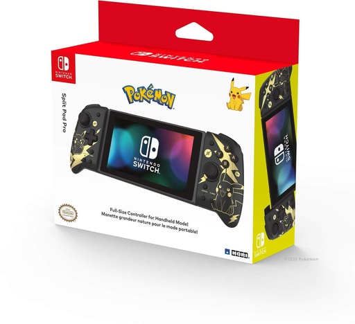 [NIN-GAM-ACC-NSW295U-NA-122] Nintendo Hori Split Pad Pro for Switch - Pikachu Edition, Original