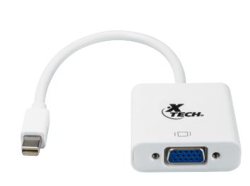 [XTE-MSC-ADP-XTC340-320] Xtech Adaptador Mini Displayport a VGA M-H XTC-340 / Blanco