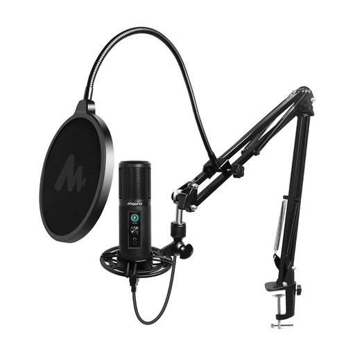 [MNO-GAM-MIC-PM422-BK-222] Maono AU-PM422 Professional Set for Podcasting + USB Microphone / Black