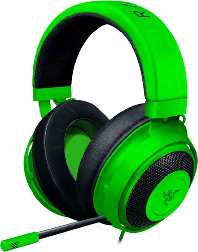 [RAZ-HYM-GAM-RZ0402830200R3U1-GR-222] Razer Kraken Wired Gaming Headset / USB / Green