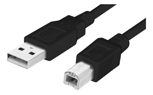 [XTC-MSC-CBL-XTC307-BK-322] Xtech XTC 307 - Cable USB 2.0 para impresora / 1.8m (6ft) / Macho-A a Macho-B / Negro