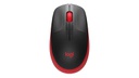 Logitech M190 Ratón Inalámbrico / 2.4GHz / Rojo