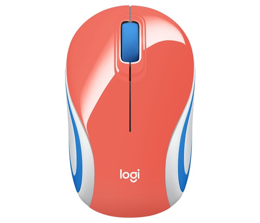 [LOG-MSC-MSC-910005362-CR-322] Logitech 910-005362 Mini Wireless Mouse M187 / 2.4GHz / Coral 