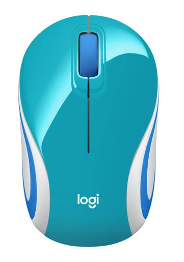 [LOG-MSC-MSC-910005363-VA-322] Logitech 910-005363 Mini Wireless Mouse M187 / 2.4GHz / Bright Teal