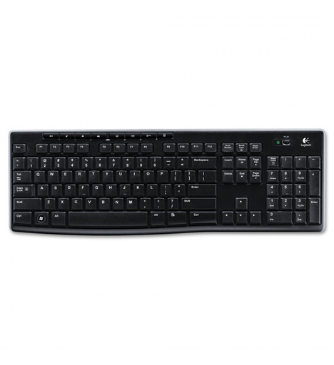 [LOG-MSC-MSC-920004426-BK-322] Logitech K270 Wireless Ergonomic Keyboard / USB Reciever Unifying / Spanish / Black 