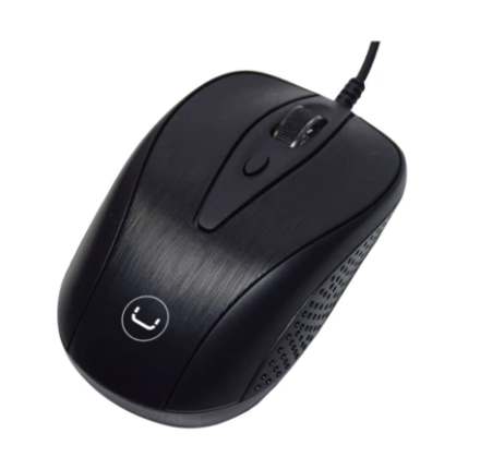 [UTK-KYM-CBL-MS6513BK-BK-320] Unno Tekno - Optical Mouse Usb / Black