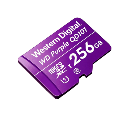 [WD-STO-ACC-WDD256G1P0C-NA-322] Western Digital Purple 256GB UHS-I U1 , CL10 / With Adapter / Purple