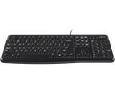 Logitech K120 Ergonomic Keyboard/ USB / Spanish / Black