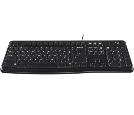 [LOG-HYM-KYM-920004422-BK-320] Logitech K120 Ergonomic Keyboard/ USB / Spanish / Black