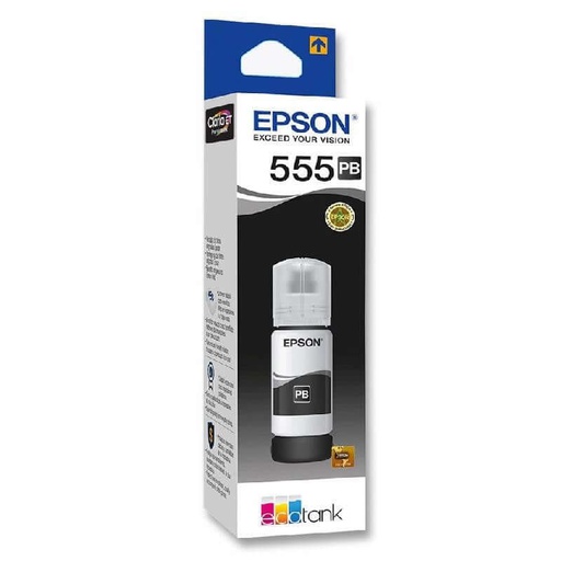 [EPS-PRT-INK-T555120-BK-422] Epson T555-AL Ink Bottle - Black 