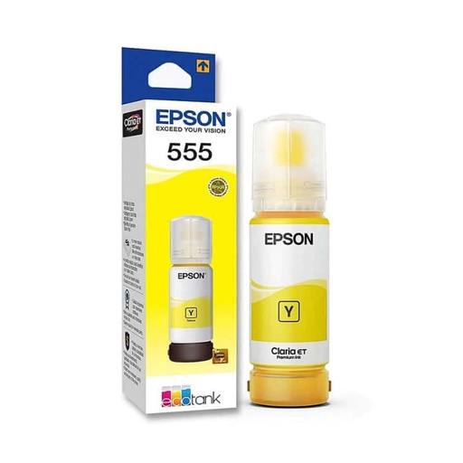 [EPS-PRT-INK-T555420-YW-422] Epson T555-AL Botella de Tinta  - Amarillo