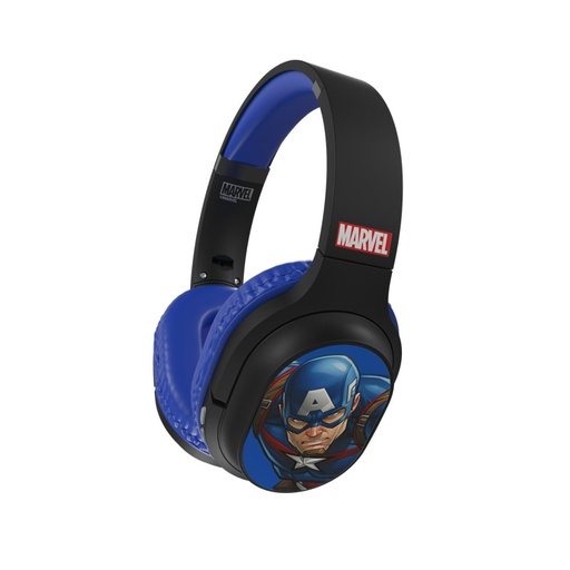 [XTE-GAM-ACC-M600CA-NA-123] Xtech Marvel Wireless BT Headphones+Mic Captain America - Avenger Edition 