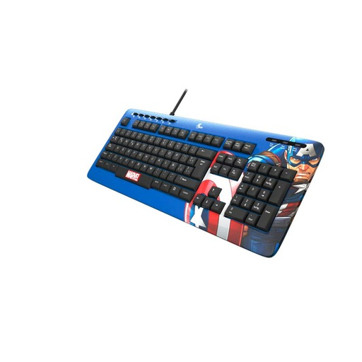 [XTE-GAM-ACC-M401CA-NA-123] Xtech Marvel Captain America USB Keyboard- Avenger Edition 