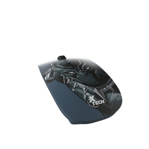 [XTC-MSC-MSC-M340BP-BK-123] Xtech Marvel Black Panther Wireless Mouse / USB / Especial Edition / Black