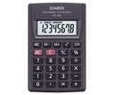 Casio HL-4A - Calculadora de Bolsillo / 8 dígitos / Negro