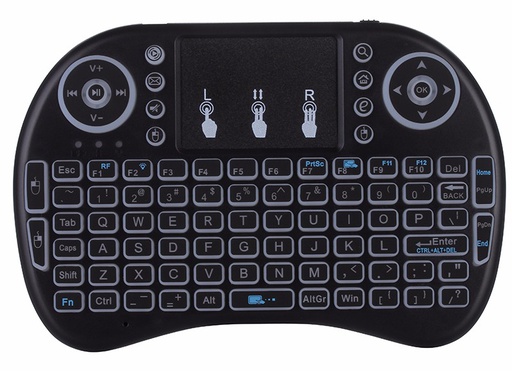 [GEN-HYM-KYM-MINIKEY-BK-123] Generic  Wireless Mini Keyboard + Rechargeable battery