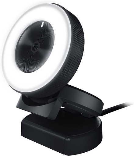 [RAZ-GAM-ACC-RZ1902320100-BK-123] Razer Kiyo - Streaming Webcam With studio-like lighting / 1080p / Micrófono / USB / Black 