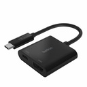 Belkin AVC002BTBK - Adaptador USB-C a HDMI + carga para MAC y Ipad / Negro
