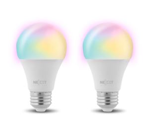 [NEX-SMD-ACC-NHBC1102PK-WH-320] Nexxt NHB-C1102PK - Bombillas LED Inteligente / 2PK / RGB / Wifi / 110V / Blanco