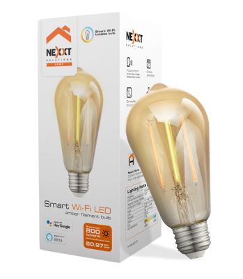 [NEX-NET-ACC-A510-WH-223] Nexxt NHB-A510 - Bombilla LED inteligente / 110V / Transparente