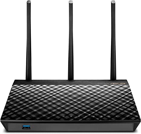 [ASU-NET-ROU-RTAC66U-BK-123] ASUS RT-AC66U Dual Band Gigabit Router Wireless AC1750 / AiMesh