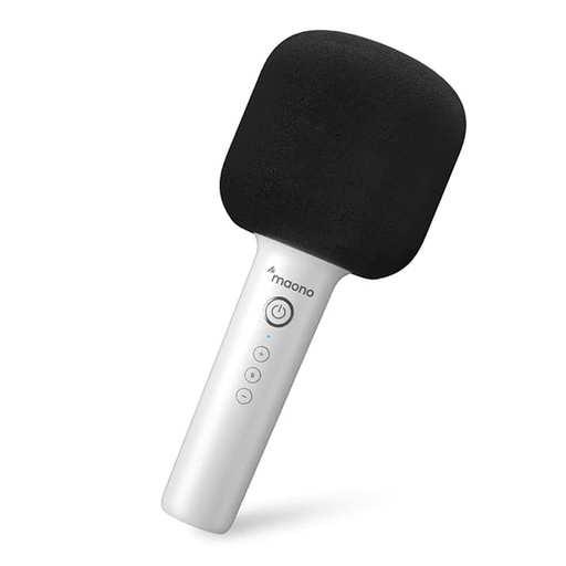 [MNO-HYM-MIC-MKP100-WH-223] Maono MKP100 Wireless Karaoke Microphone - White