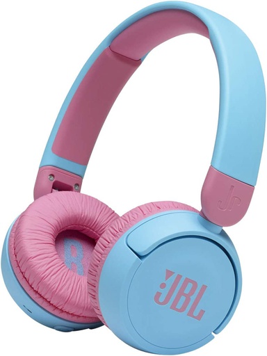 [JBL-HYM-WRL-JR310-PK-223] JBL JR310 BT Headset - Sonido seguro para niños, hasta 30 horas / Azul