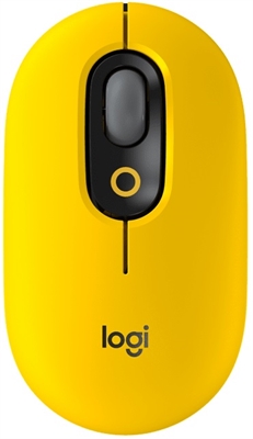 [LOG-HYM-KYM-910006543-YW-323] Logitech 910-006543 Wireless Mouse POP / Bluetooth / 2.4GHz / Yellow