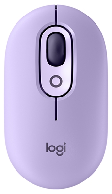 [LOG-HYM-KYM-910006544-VL-323] Logitech 910-006544 Wireless Mouse POP / Bluetooth / 2.4GHz / Violet