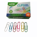 Pointer PC-33MM-100B Colored Paper Clips - 100pcs