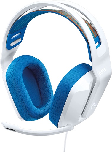 [LOG-HYM-GAM-981001017-BK-323] Logitech G335 Auriculares estéreo con Micrófono para Juegos - 3.5mm / Blanco