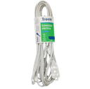 Troen Electric Extension Cord - 15ft / 2*18AWG / 8A / Indoor / White